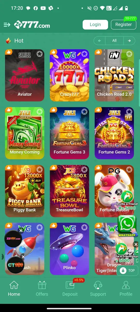 Screenshot ZT777 APK