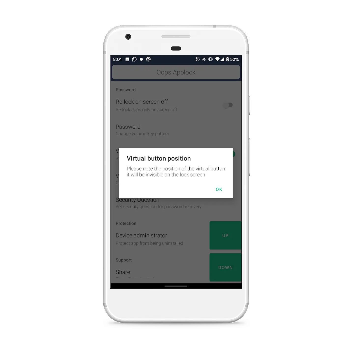 Screenshot Oops AppLock APK v3.3.0