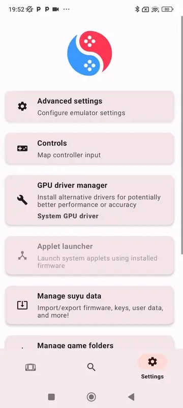 Screenshot Suyu Emulator APK