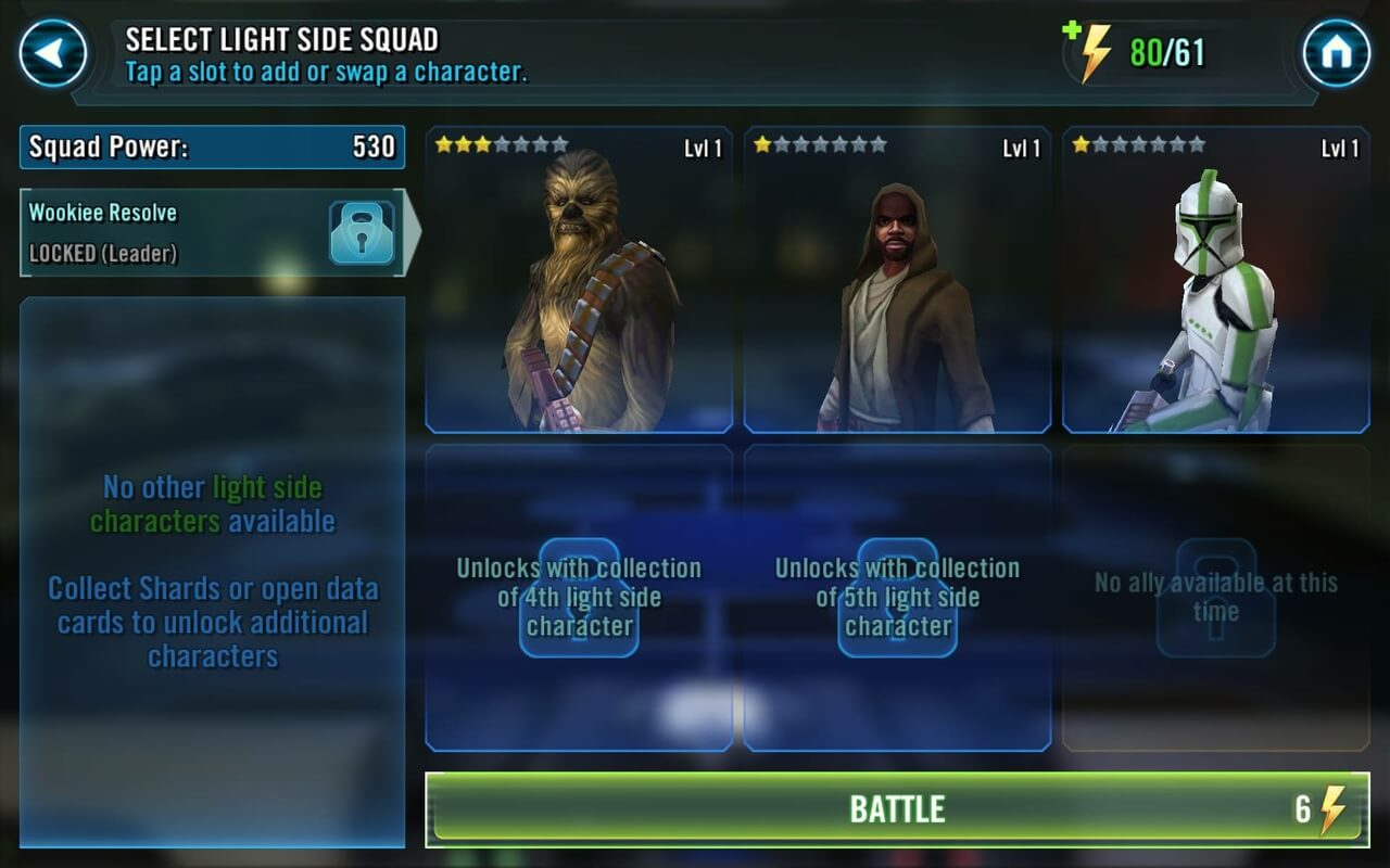 Screenshot Star Wars: Galaxy of Heroes APK