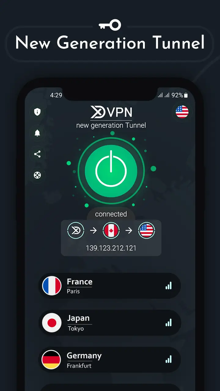 Screenshot Xd VPN APK untuk Android