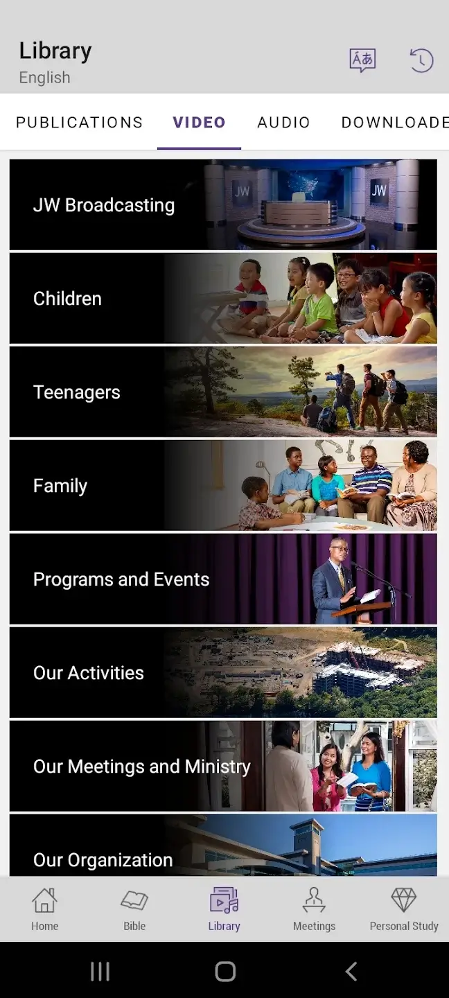 Screenshot JW Library APK v15.8 untuk Android