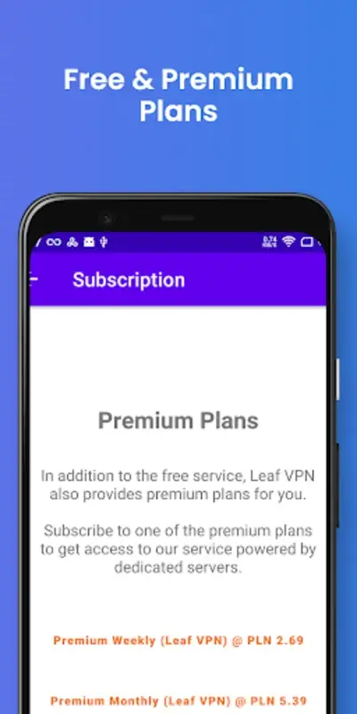 Screenshot Leaf VPN APK v1.39