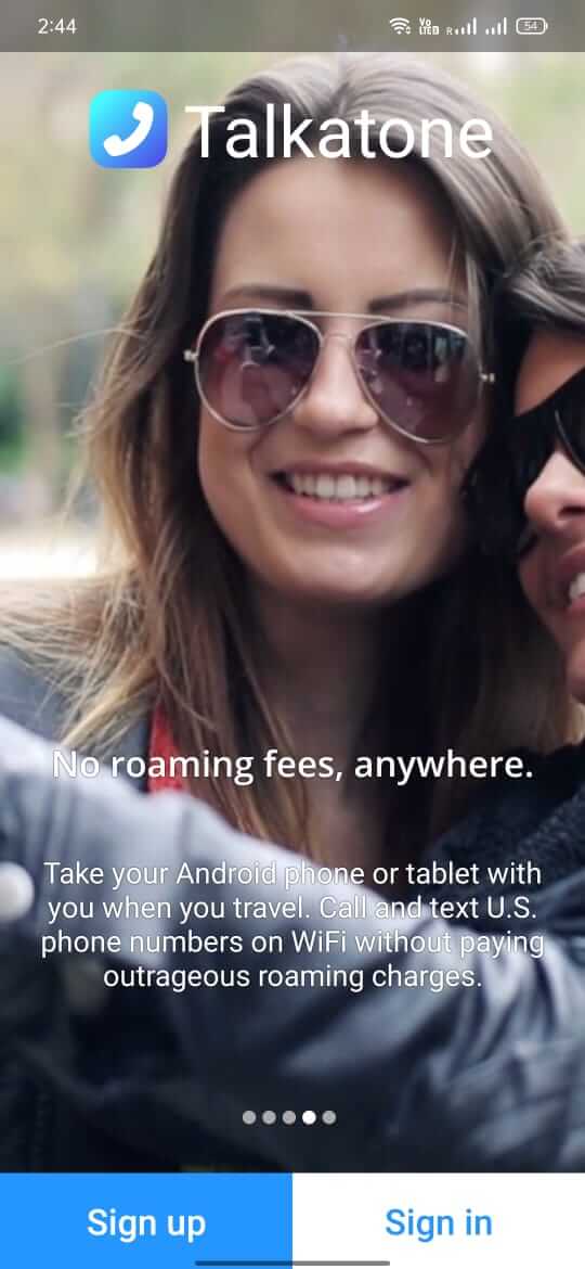 Screenshot Talkatone APK v10.2.0: Telepon dan SMS Gratis dengan Nomor Gratis