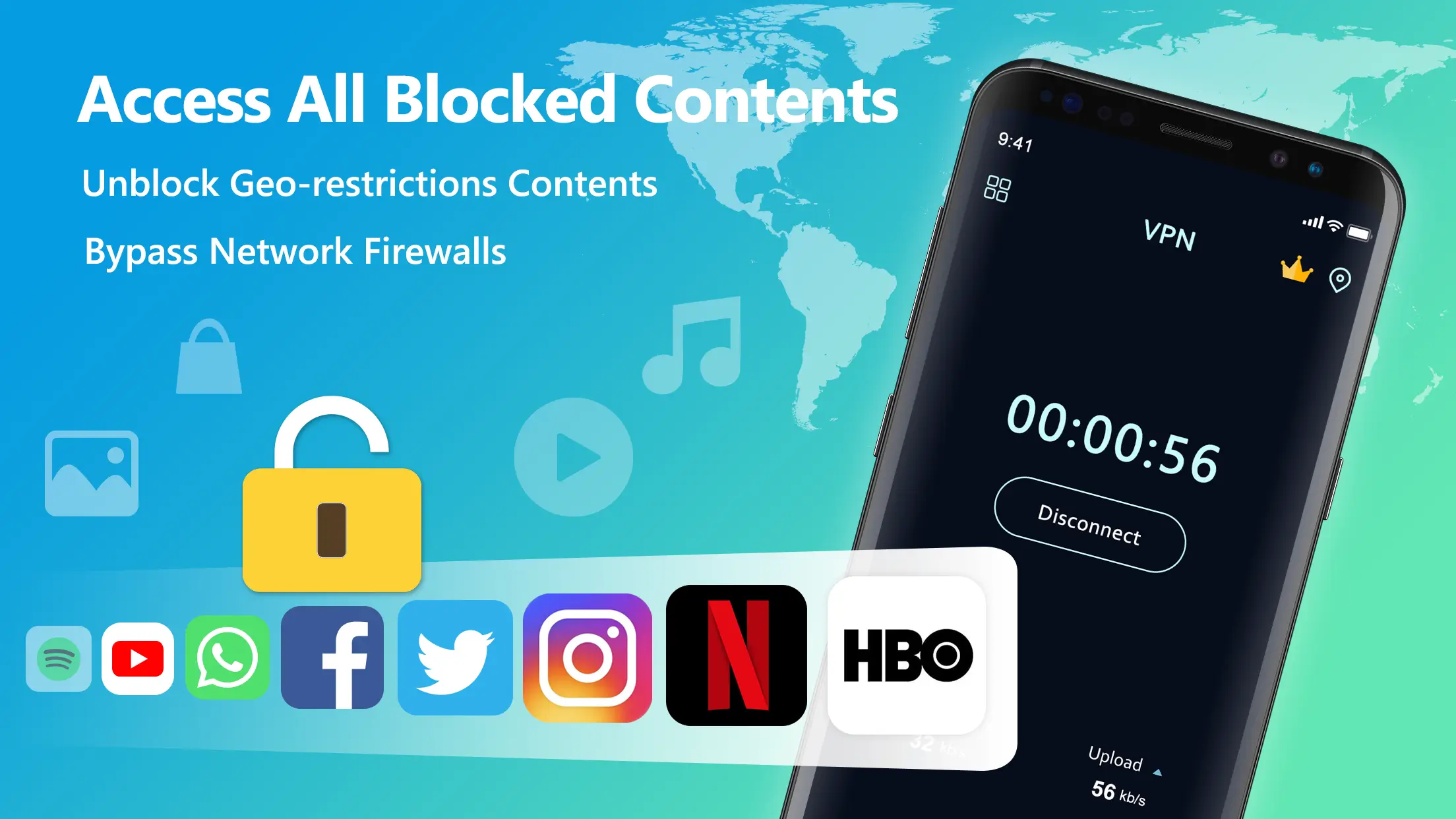 Screenshot VPN Fast APK v2.4.8.8