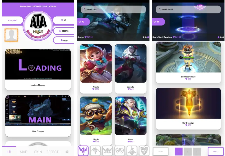 Screenshot ATA MLBG Changer APK v3.2.5 untuk Android
