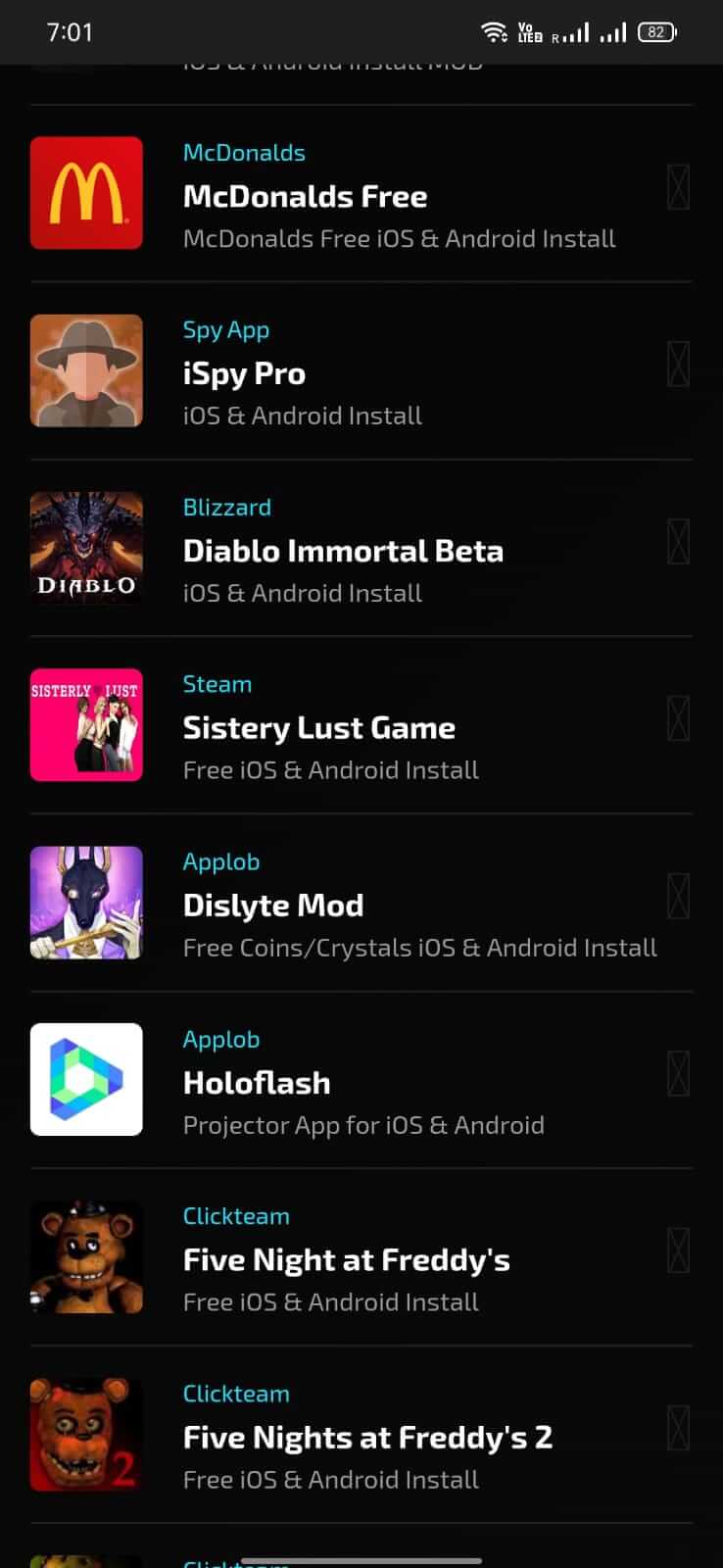 Screenshot Applob APK v2.0