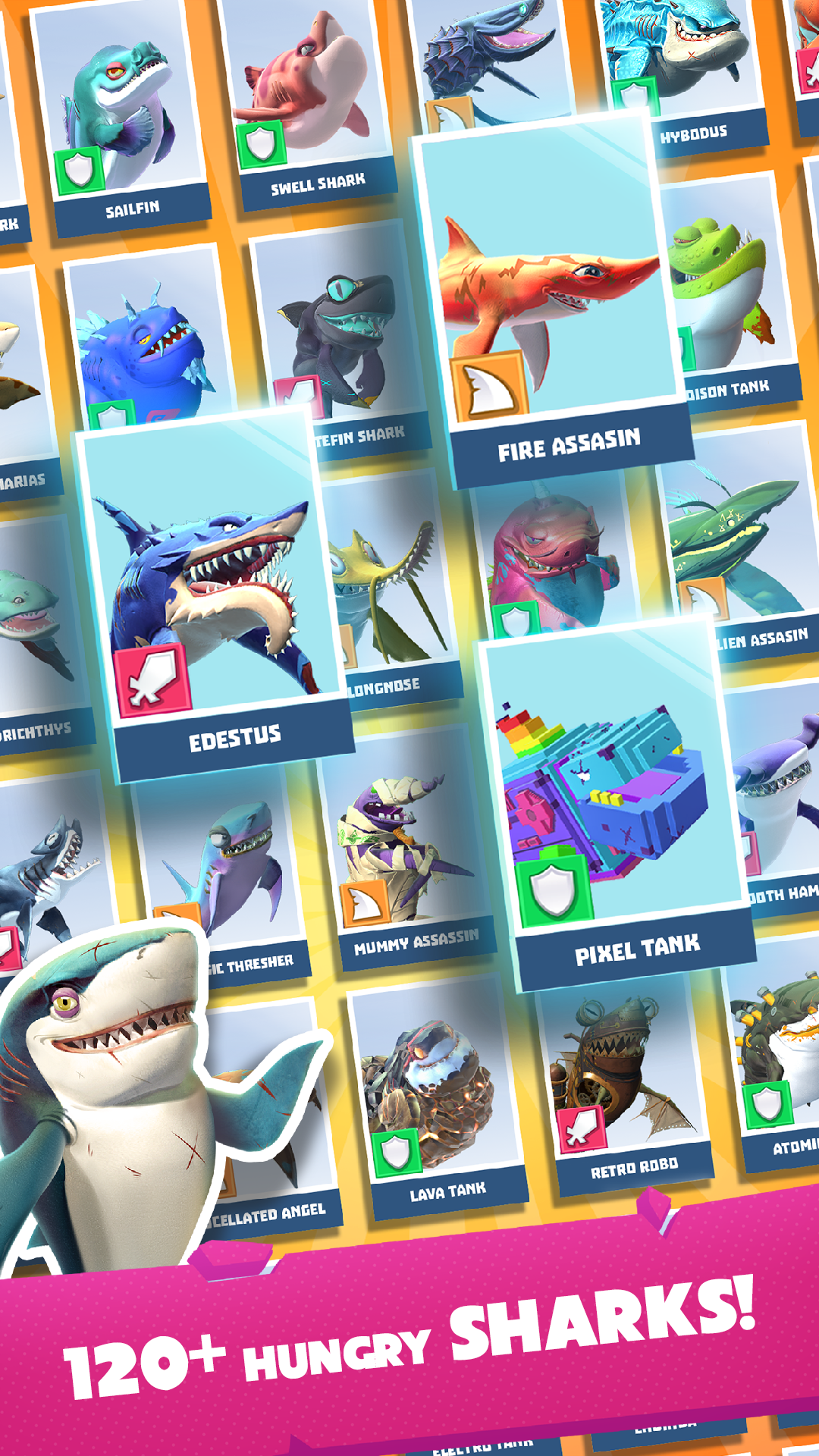 Screenshot Hungry Shark Heroes APK