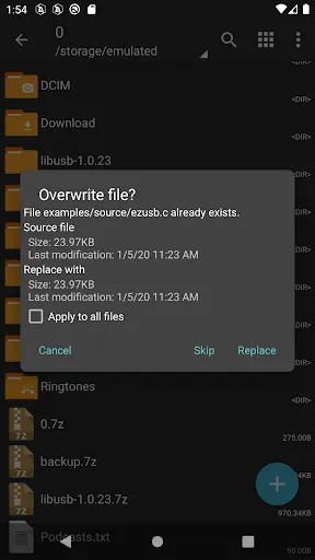 Screenshot ZArchiver Donate APK
