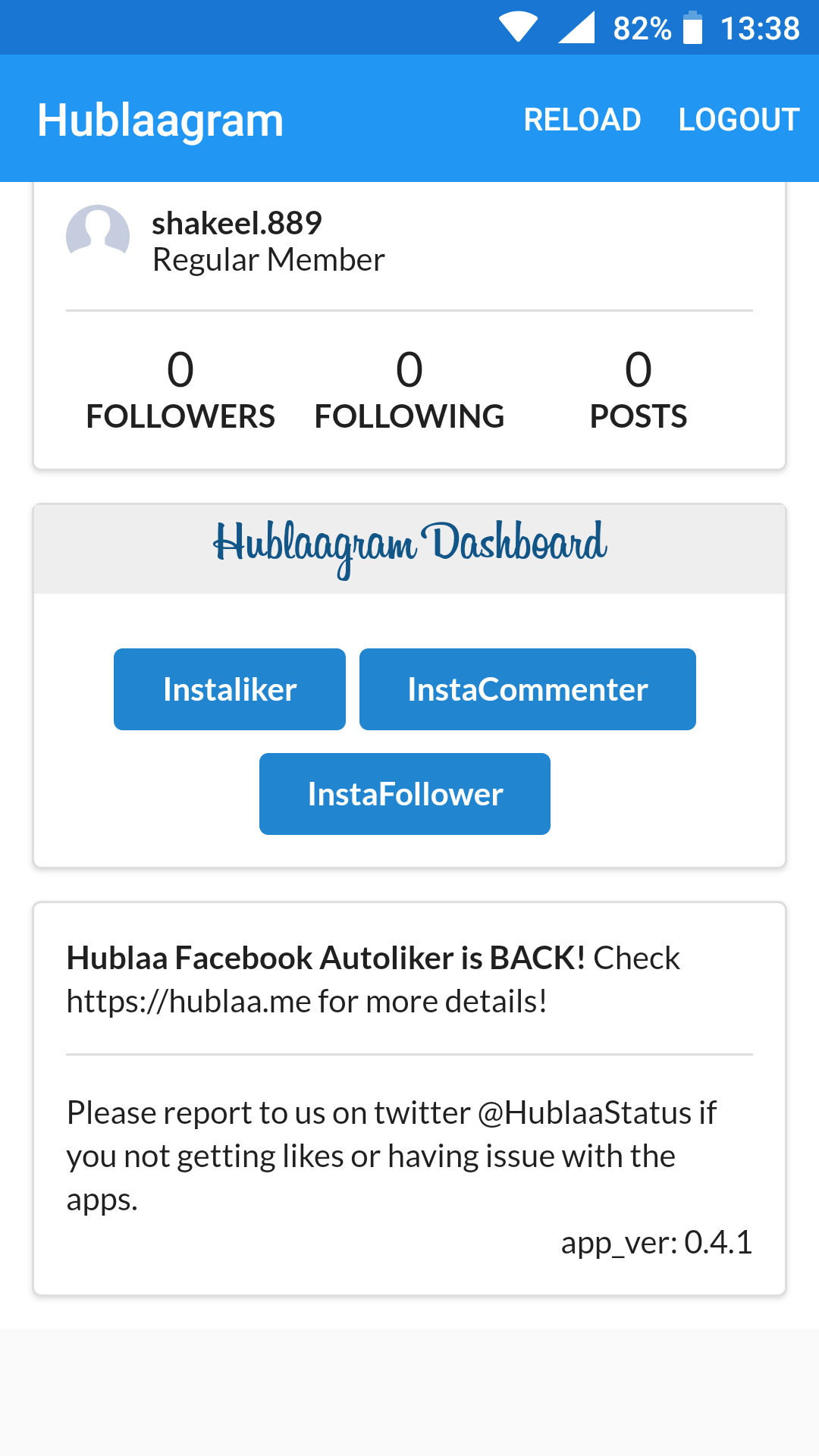 Screenshot Hublaagram APK 2.0.18 untuk Android