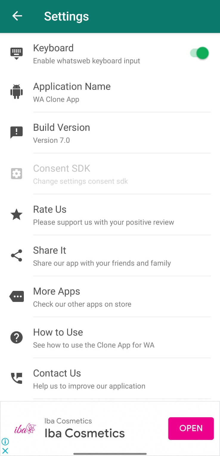 Screenshot WA Clone APK v8.1 untuk Android