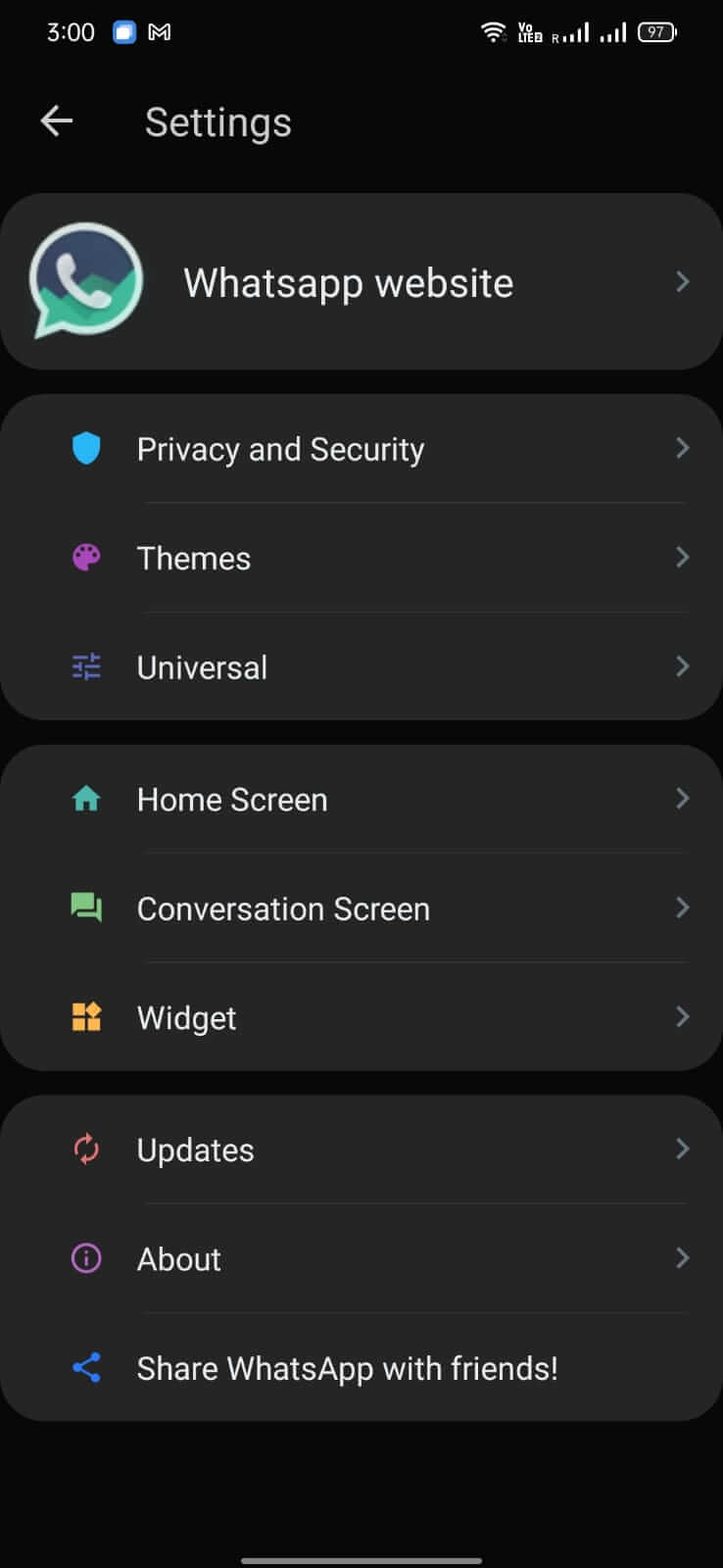 Screenshot WhatsGold APK v44.10 untuk Android