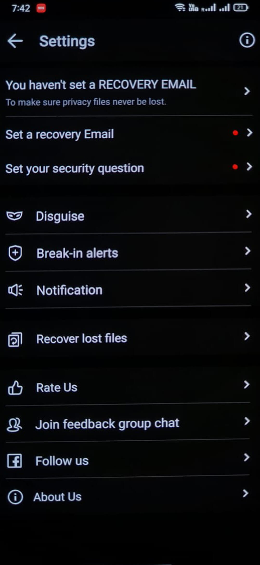 Screenshot HideX - Calculator Lock APK