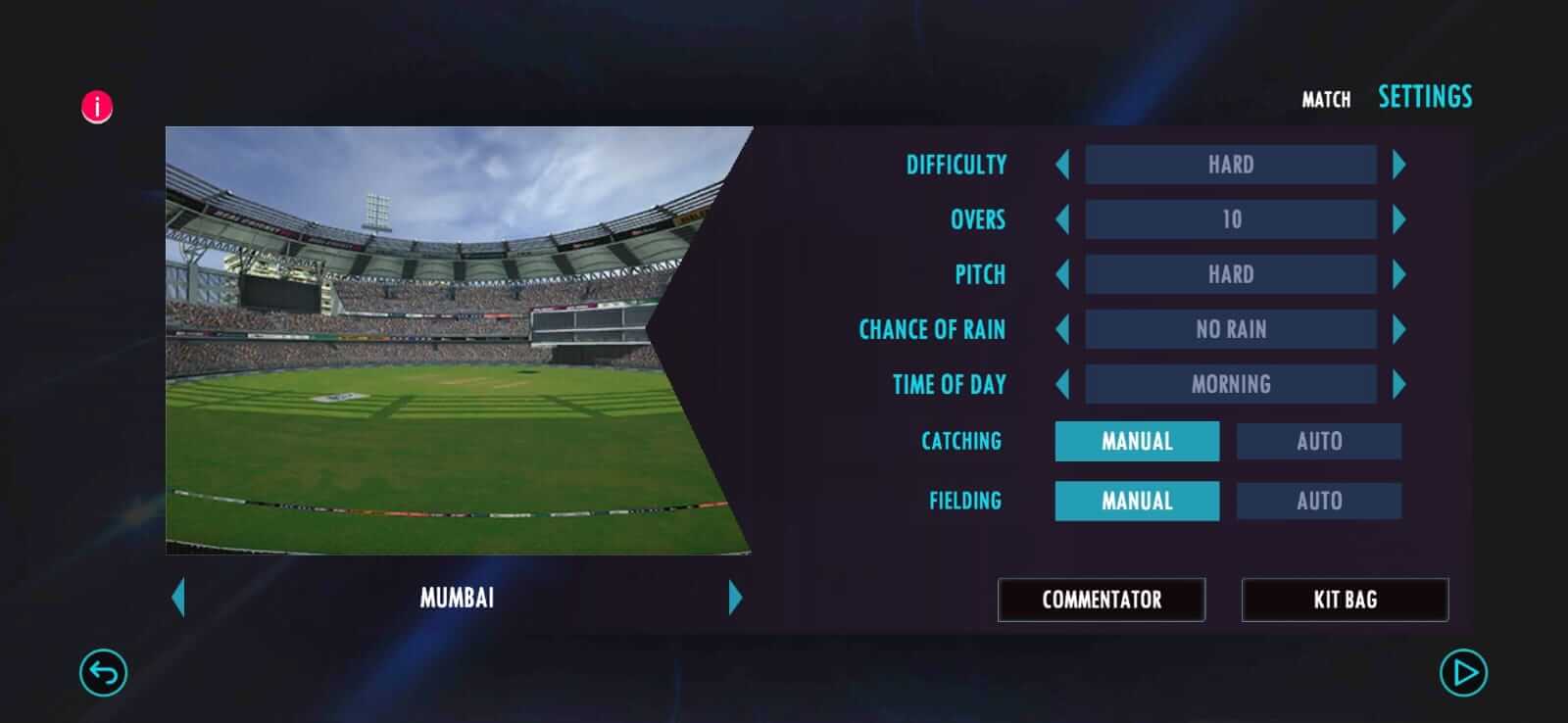 Screenshot Real Cricket 22 APK XAPK v1.2