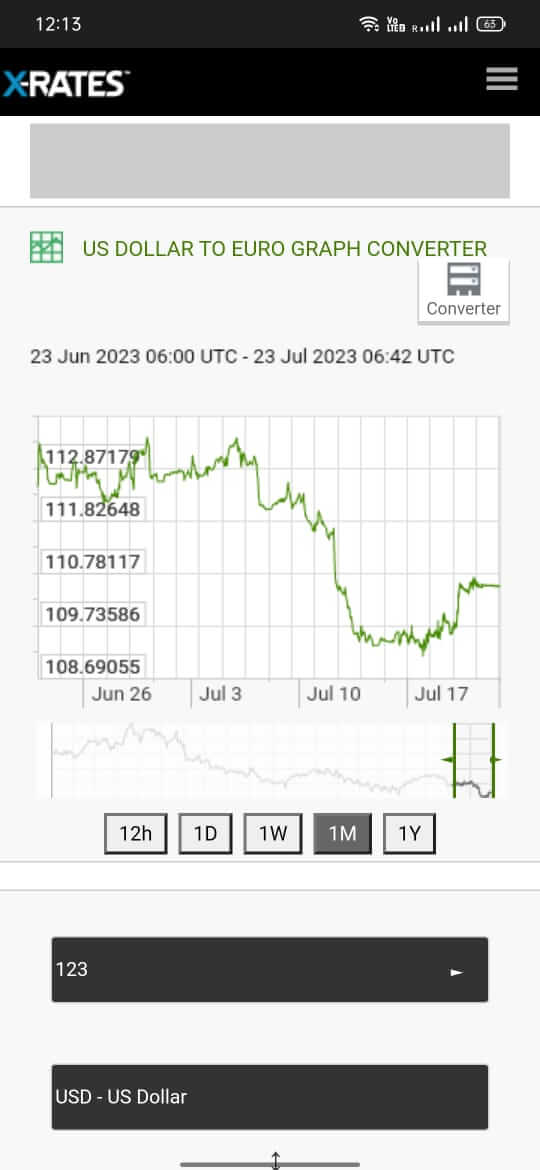 Screenshot XRates APK v1.6